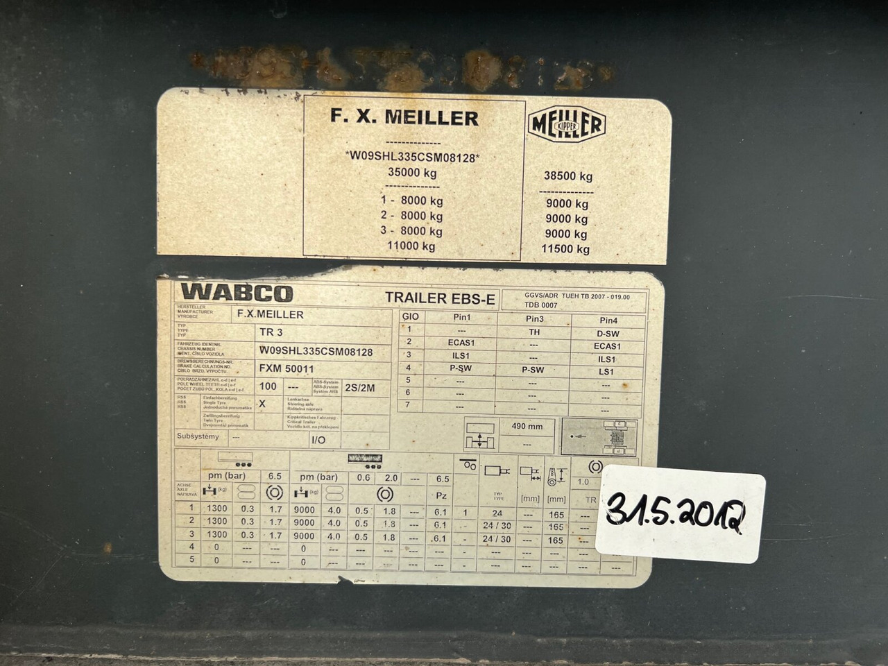 Meiller MHPS 12/27 MHPS 12/27 NOSS2, Stahlmulde ca. 26m³, Liftachse - Semiremorcă: Foto 3 Meiller MHPS 12/27 MHPS 12/27 NOSS2, Stahlmulde ca. 26m³, Liftachse - Semiremorcă: Foto 3