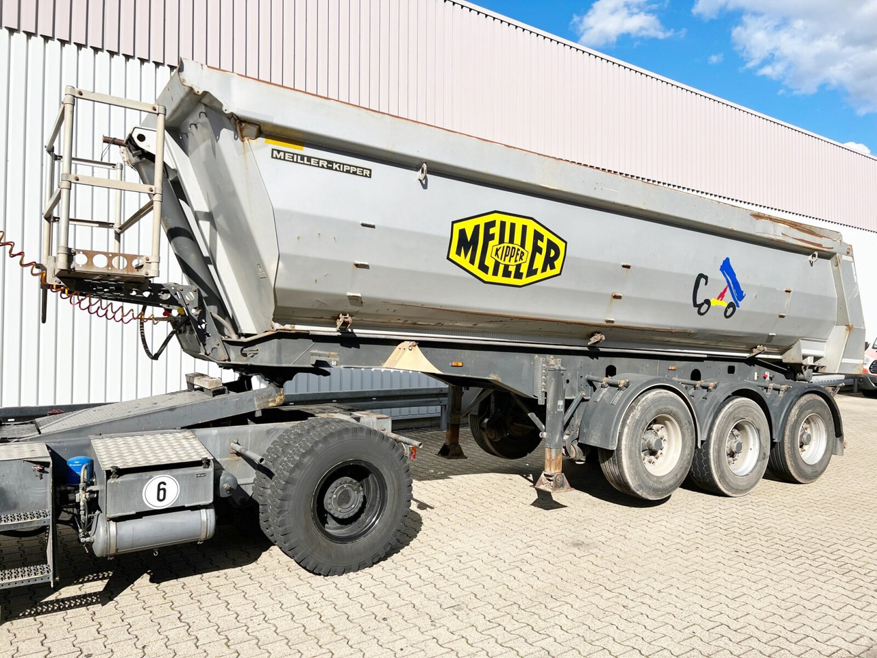 Meiller MHPS 12/27 MHPS 12/27 NOSS2, Stahlmulde ca. 26m³, Liftachse - Semiremorcă: Foto 4 Meiller MHPS 12/27 MHPS 12/27 NOSS2, Stahlmulde ca. 26m³, Liftachse - Semiremorcă: Foto 4