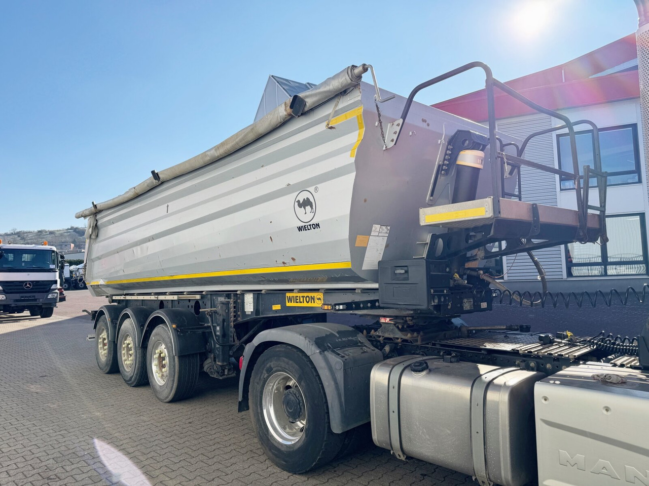 NW-3 NW-3, Liftachse, Stahlmulde ca. 26m³ - Semiremorcă: Foto 1 NW-3 NW-3, Liftachse, Stahlmulde ca. 26m³ - Semiremorcă: Foto 1