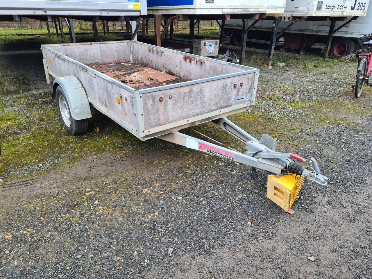 Trebbiner Anh Pritsche TREBBINER FAHRZEUGWERK, 1.500 kg - Remorca auto: Foto 1 Trebbiner Anh Pritsche TREBBINER FAHRZEUGWERK, 1.500 kg - Remorca auto: Foto 1