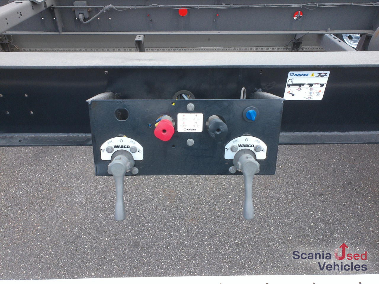 Remorcă transport containere/ Swap body KRONE AZW 18 DB Wechselaufbau verstellbare Deichsel: Foto 15