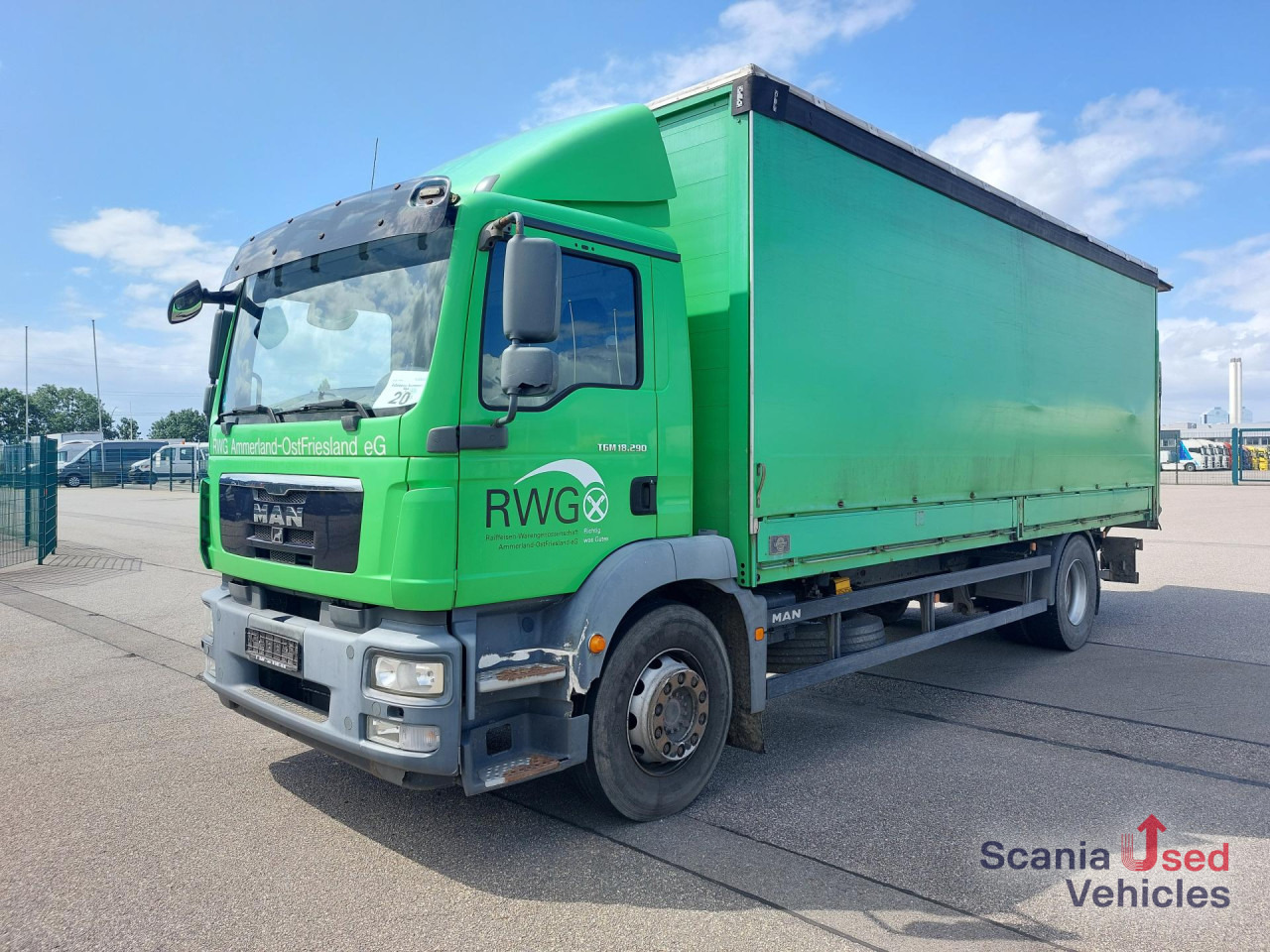 MAN TGM 18.290 LKW Plane, Spriegel +Boardwand+ LBW 1,5 - Camion cu prelată: Foto 1 MAN TGM 18.290 LKW Plane, Spriegel +Boardwand+ LBW 1,5 - Camion cu prelată: Foto 1