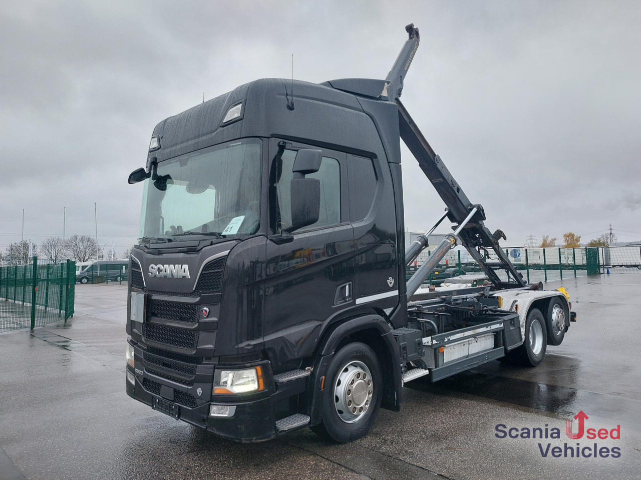 SCANIA R 520 B6x2*4NB V8 Meiler RK 21.65 - Camion cu cârlig: Foto 1 SCANIA R 520 B6x2*4NB V8 Meiler RK 21.65 - Camion cu cârlig: Foto 1
