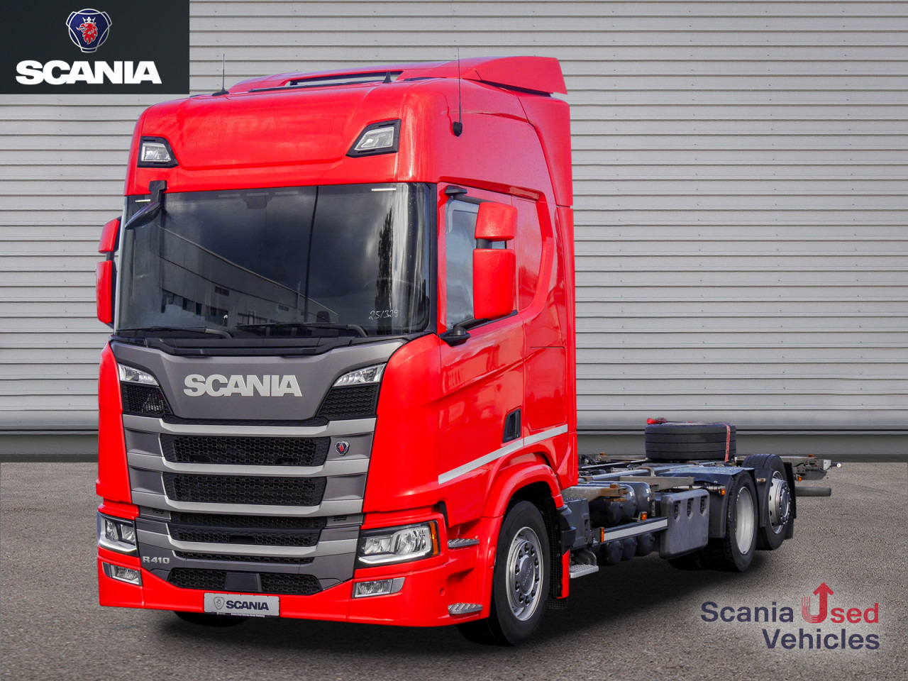SCANIA R 410 B6x2*4LB Jumbo, Lenkachse, Standklima - Camion transport containere/ Swap body: Foto 1 SCANIA R 410 B6x2*4LB Jumbo, Lenkachse, Standklima - Camion transport containere/ Swap body: Foto 1