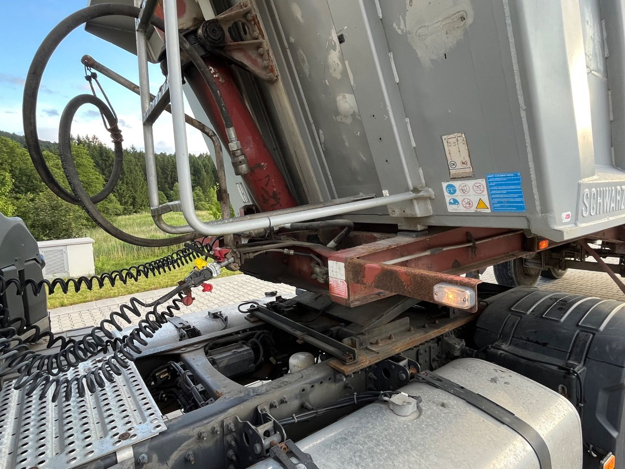 Semiremorcă basculantă Schwarzmüller 2 Achs Alu Kippmulde Trommelbremse: Foto 10