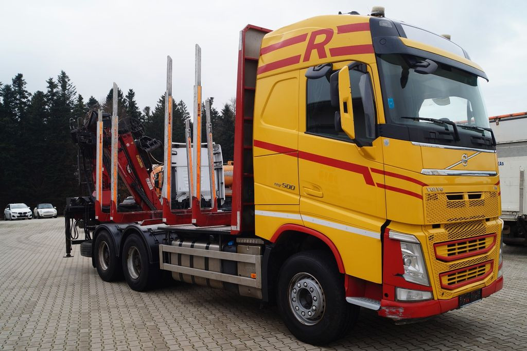 Volvo FH 500 Holztrans. mit Penz 12Z9 Holzkran Volvo FH 500 Holztrans. mit Penz 12Z9 Holzkran - Camion forestier, Camion cu macara: Foto 2 Volvo FH 500 Holztrans. mit Penz 12Z9 Holzkran Volvo FH 500 Holztrans. mit Penz 12Z9 Holzkran - Camion forestier, Camion cu macara: Foto 2