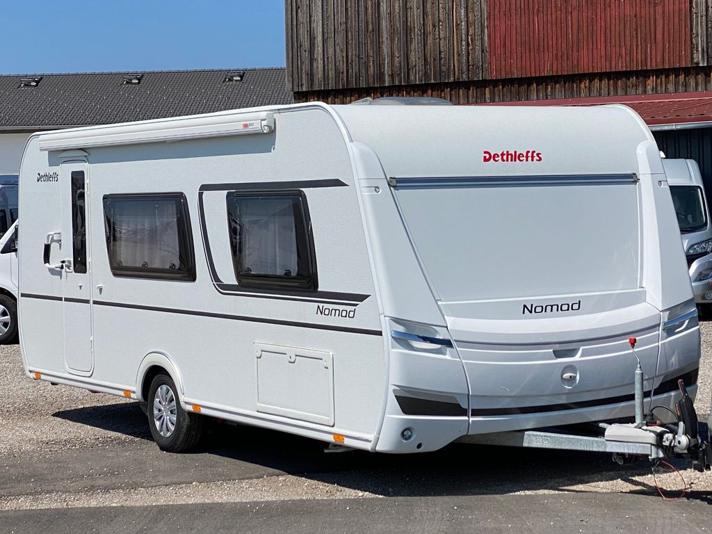 Dethleffs Nomad 520 ELT, Heckbad, SAT, Mover, Markise, ec - Rulotă: Foto 1 Dethleffs Nomad 520 ELT, Heckbad, SAT, Mover, Markise, ec - Rulotă: Foto 1