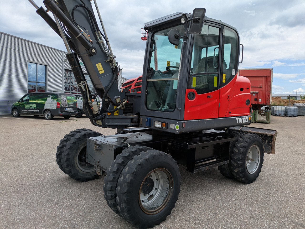 TEREX TW110 Mobilbagger Powertilt Rußpartikelfilter - Excavator pe roţi: Foto 2 TEREX TW110 Mobilbagger Powertilt Rußpartikelfilter - Excavator pe roţi: Foto 2