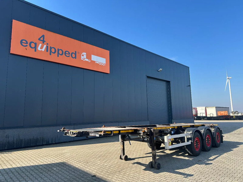Burg 20FT / 20FT SWAP ADR, 3.690kg, SAF INTRADISC, 2 liftassen, APK/ADR: 9/2025 - Semiremorcă transport containere/ Swap body: Foto 1 Burg 20FT / 20FT SWAP ADR, 3.690kg, SAF INTRADISC, 2 liftassen, APK/ADR: 9/2025 - Semiremorcă transport containere/ Swap body: Foto 1