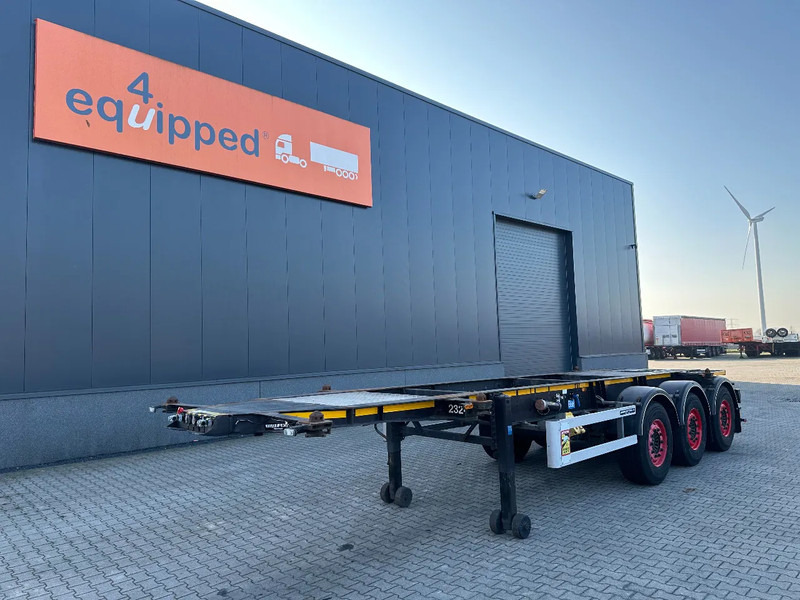 Burg 20FT + 20FT SWAP ADR (EX/II, EX/III, FL, AT) Chassis, empty weight: 3.690kg, SAF INTRADISC, 2x Liftaxle, NL-chassis, APK/ADR: 08 - Semiremorcă transport containere/ Swap body: Foto 1 Burg 20FT + 20FT SWAP ADR (EX/II, EX/III, FL, AT) Chassis, empty weight: 3.690kg, SAF INTRADISC, 2x Liftaxle, NL-chassis, APK/ADR: 08 - Semiremorcă transport containere/ Swap body: Foto 1