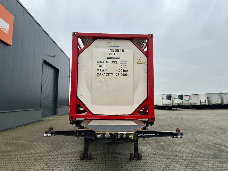 Burg 20FT ADR (EX/II, EX/III, FL, AT) Chassis + Tankcontainer 26.000L /3 baffels - Semiremorcă cisternă: Foto 5 Burg 20FT ADR (EX/II, EX/III, FL, AT) Chassis + Tankcontainer 26.000L /3 baffels - Semiremorcă cisternă: Foto 5