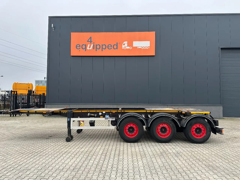 Burg 20FT ADR (EX/II, EX/III, FL, AT) Chassis, leeggewicht: 3.690kg, SAF INTRADISC, 2x Liftaxle, NL-chassis, APK: 08-2025 - Semiremorcă transport containere/ Swap body: Foto 2 Burg 20FT ADR (EX/II, EX/III, FL, AT) Chassis, leeggewicht: 3.690kg, SAF INTRADISC, 2x Liftaxle, NL-chassis, APK: 08-2025 - Semiremorcă transport containere/ Swap body: Foto 2
