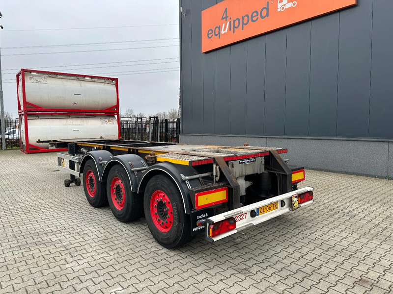 Burg 20FT ADR (EX/II, EX/III, FL, AT) Chassis, leeggewicht: 3.690kg, SAF INTRADISC, 2x Liftaxle, NL-chassis, APK: 08-2025 - Semiremorcă transport containere/ Swap body: Foto 3 Burg 20FT ADR (EX/II, EX/III, FL, AT) Chassis, leeggewicht: 3.690kg, SAF INTRADISC, 2x Liftaxle, NL-chassis, APK: 08-2025 - Semiremorcă transport containere/ Swap body: Foto 3
