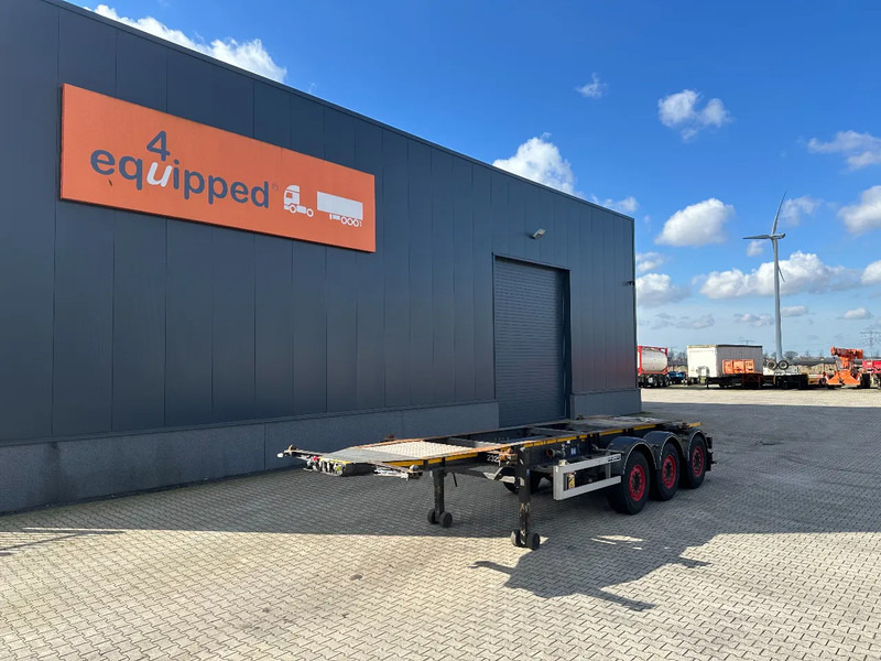 Burg 20FT ADR (EX/II, EX/III, FL, AT), Leergewicht : 3.690kg, SAF INTRADISC, 2x Liftachse, NL-Chassis - Semiremorcă transport containere/ Swap body: Foto 1 Burg 20FT ADR (EX/II, EX/III, FL, AT), Leergewicht : 3.690kg, SAF INTRADISC, 2x Liftachse, NL-Chassis - Semiremorcă transport containere/ Swap body: Foto 1