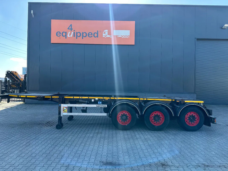 Burg 20FT ADR (EX/II, EX/III, FL, AT), Leergewicht: 3.690kg, SAF INTRADISC, 2x liftaxle, ALCOA, NL-Chassis, APK/ADR: 08-2025 - Semiremorcă transport containere/ Swap body: Foto 2 Burg 20FT ADR (EX/II, EX/III, FL, AT), Leergewicht: 3.690kg, SAF INTRADISC, 2x liftaxle, ALCOA, NL-Chassis, APK/ADR: 08-2025 - Semiremorcă transport containere/ Swap body: Foto 2