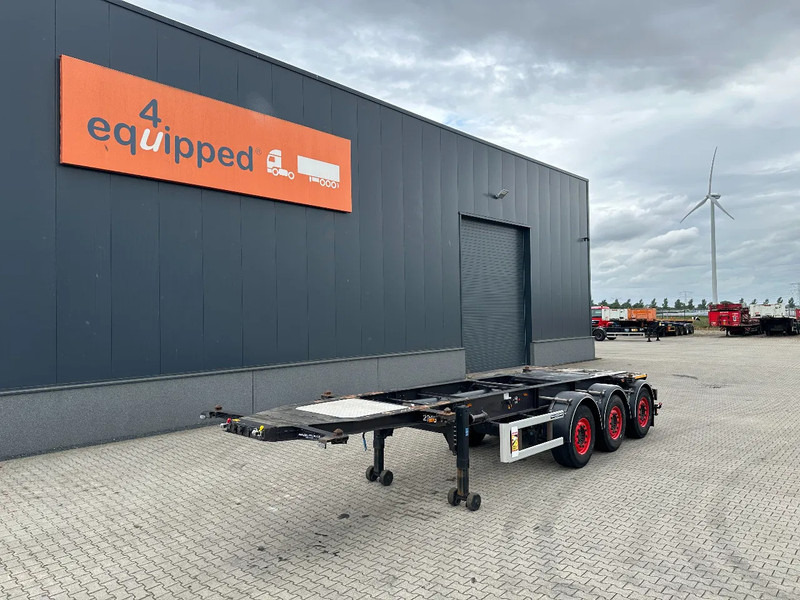 Burg 20FT (SWAP) / 3-axles, 3.400kg, SAF INTRADISC, ADR, 2x LIFTAXLE, NL-chassis - Semiremorcă transport containere/ Swap body: Foto 1 Burg 20FT (SWAP) / 3-axles, 3.400kg, SAF INTRADISC, ADR, 2x LIFTAXLE, NL-chassis - Semiremorcă transport containere/ Swap body: Foto 1