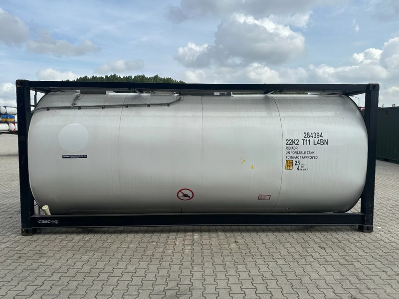 CIMC 20FT ISO / 25.030L - 1 comp. / L4BN / UN Portable / T11 / test: 10 -2026 - Rezervor de stocare: Foto 3 CIMC 20FT ISO / 25.030L - 1 comp. / L4BN / UN Portable / T11 / test: 10 -2026 - Rezervor de stocare: Foto 3