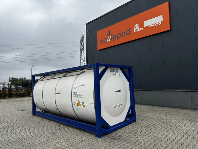 CIMC 20FT ISO, 25.050L / 1-COMP / 3 BAFFELS / T11 / 4 manholes / ADR valid until 04/2027 - Container cisternă: Foto 3 CIMC 20FT ISO, 25.050L / 1-COMP / 3 BAFFELS / T11 / 4 manholes / ADR valid until 04/2027 - Container cisternă: Foto 3