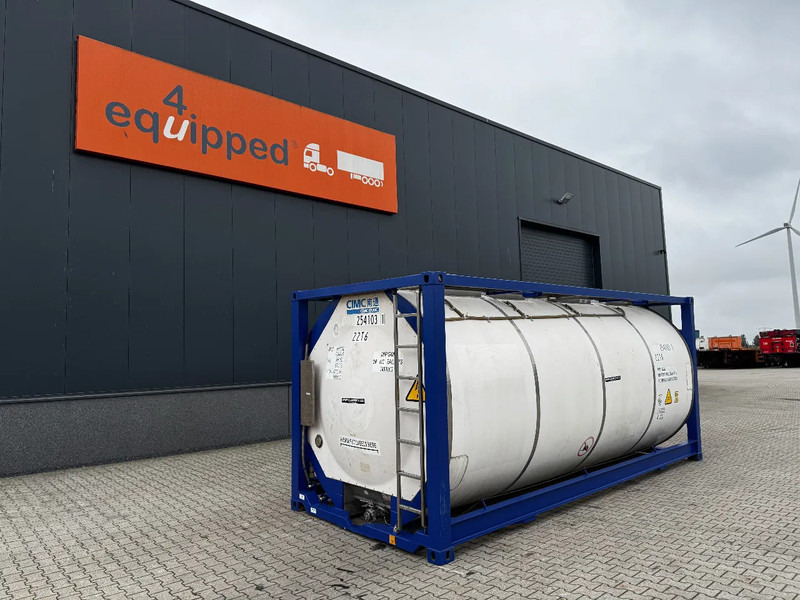 CIMC 20FT ISO, 25.050L / 1-COMP / 3 BAFFELS / T11 / 4 manholes / ADR valid until 04/2027 - Container cisternă: Foto 1 CIMC 20FT ISO, 25.050L / 1-COMP / 3 BAFFELS / T11 / 4 manholes / ADR valid until 04/2027 - Container cisternă: Foto 1