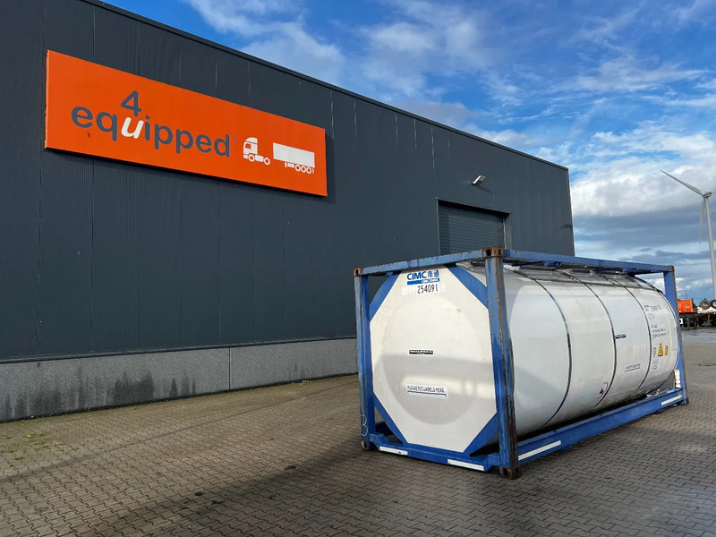 CIMC 20FT ISO, 25.070L/1-COMP/3 BAFFELS/4 manholes, ADR valid until 01/2027 - Rezervor de stocare: Foto 1 CIMC 20FT ISO, 25.070L/1-COMP/3 BAFFELS/4 manholes, ADR valid until 01/2027 - Rezervor de stocare: Foto 1