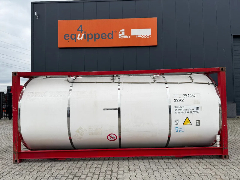 CIMC 20FT ISO, 25.080L / 1-COMP / 3 BAFFELS / T12 / 4 manholes / ADR valid until 02/2027 - Rezervor de stocare: Foto 2 CIMC 20FT ISO, 25.080L / 1-COMP / 3 BAFFELS / T12 / 4 manholes / ADR valid until 02/2027 - Rezervor de stocare: Foto 2