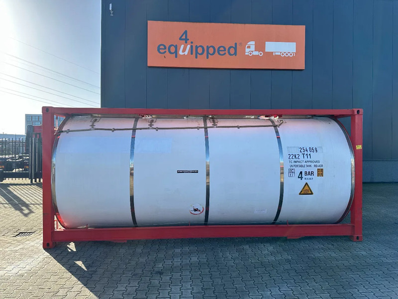 CIMC 20FT ISO, 25.080L / 1-COMP / 3 BAFFELS / T12 / 4 manholes / ADR valid until 12/2026 - Rezervor de stocare: Foto 2 CIMC 20FT ISO, 25.080L / 1-COMP / 3 BAFFELS / T12 / 4 manholes / ADR valid until 12/2026 - Rezervor de stocare: Foto 2