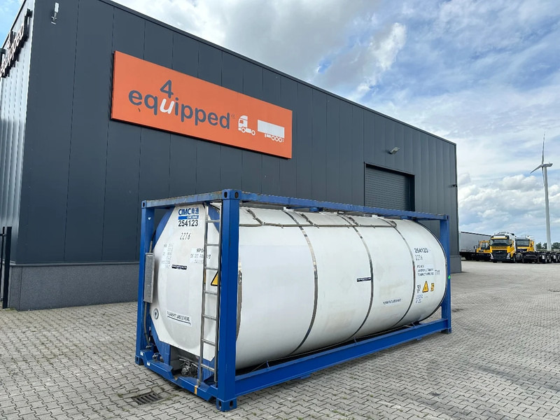 CIMC 20FT ISO, 25.090L/1-COMP/3 BAFFELS/4 manholes, 2.5Y- + CSC-inspection: 10/2026 - Rezervor de stocare: Foto 1 CIMC 20FT ISO, 25.090L/1-COMP/3 BAFFELS/4 manholes, 2.5Y- + CSC-inspection: 10/2026 - Rezervor de stocare: Foto 1
