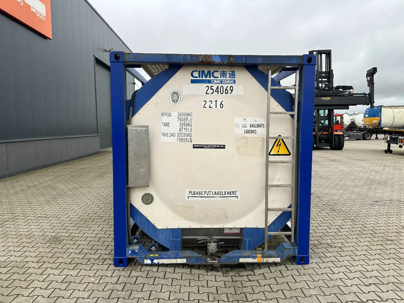 CIMC 20FT ISO, 25.090L / 1-COMP / 3 BAFFELS / T12 / 4 manholes / ADR valid until 06/2027 - Rezervor de stocare: Foto 2 CIMC 20FT ISO, 25.090L / 1-COMP / 3 BAFFELS / T12 / 4 manholes / ADR valid until 06/2027 - Rezervor de stocare: Foto 2