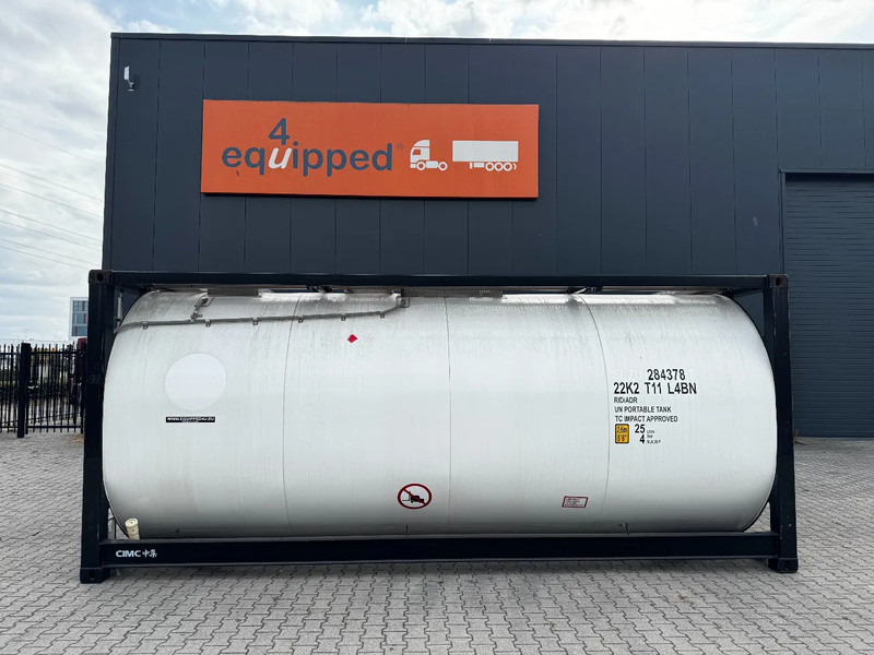 CIMC TOP: 2022, 20FT ISO, 25.030L, L4BN, UN Portable, T11, test:01 -2027 - Rezervor de stocare: Foto 2 CIMC TOP: 2022, 20FT ISO, 25.030L, L4BN, UN Portable, T11, test:01 -2027 - Rezervor de stocare: Foto 2