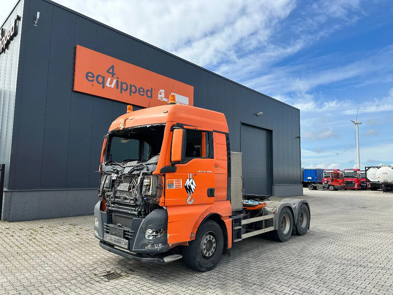 MAN TGX 26.480 6x4, MANUAL GEARBOX, ONLY CABIN DAMAGE, 231.000KM - Cap tractor: Foto 1 MAN TGX 26.480 6x4, MANUAL GEARBOX, ONLY CABIN DAMAGE, 231.000KM - Cap tractor: Foto 1