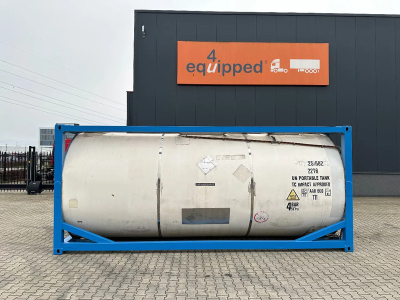 Consani 25.100L / 1-COMP, 20FT ISO, UN PORTABLE T11, 2,5Y-inspection till: 02-2028 - Rezervor de stocare: Foto 3 Consani 25.100L / 1-COMP, 20FT ISO, UN PORTABLE T11, 2,5Y-inspection till: 02-2028 - Rezervor de stocare: Foto 3