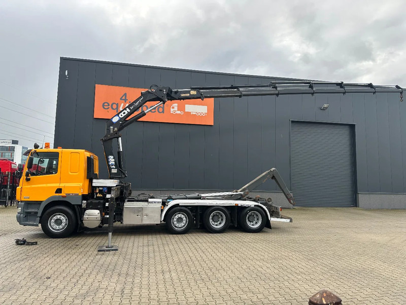 DAF CF 85.410 8x2 / HMF 3000 K6 crane (30T/m 6x extendable) + remote / HYVALIFT 26Tkg HOOK, / EURO-5 / NL-TRUCK - Camion cu cârlig, Camion cu macara: Foto 4 DAF CF 85.410 8x2 / HMF 3000 K6 crane (30T/m 6x extendable) + remote / HYVALIFT 26Tkg HOOK, / EURO-5 / NL-TRUCK - Camion cu cârlig, Camion cu macara: Foto 4