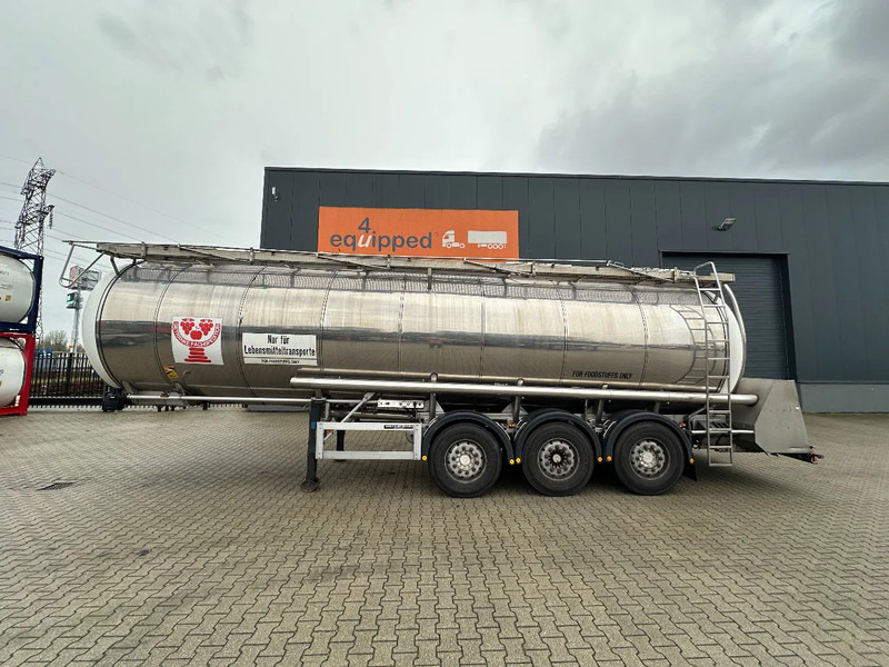 Feldbinder FOOD / LEVENSMIDDELEN / LEBENSMITTEL / 33.500L / 3-COMP / PUMP / NL-trailer / APK: 05-2026 - Semiremorcă cisternă: Foto 2 Feldbinder FOOD / LEVENSMIDDELEN / LEBENSMITTEL / 33.500L / 3-COMP / PUMP / NL-trailer / APK: 05-2026 - Semiremorcă cisternă: Foto 2