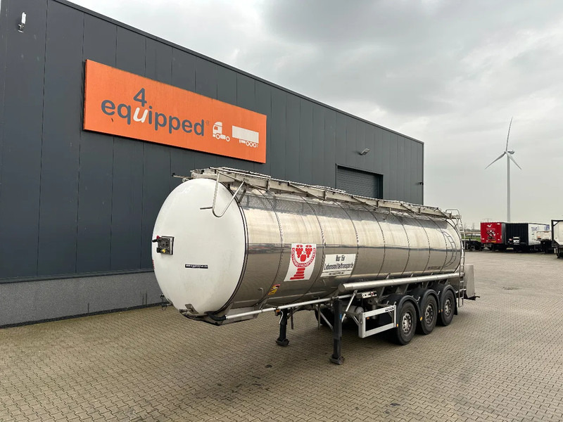 Feldbinder FOOD / LEVENSMIDDELEN / LEBENSMITTEL / 33.500L / 3-COMP / PUMP / NL-trailer / APK: 05-2026 - Semiremorcă cisternă: Foto 1 Feldbinder FOOD / LEVENSMIDDELEN / LEBENSMITTEL / 33.500L / 3-COMP / PUMP / NL-trailer / APK: 05-2026 - Semiremorcă cisternă: Foto 1