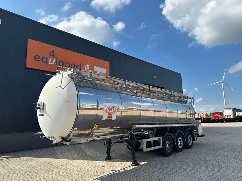 Feldbinder LEBENSMITTEL / LEVENSMIDDELEN FOOD / 33.500L / 3-COMP / PUMPE / NL-trailer / APK: 09-2026 - Semiremorcă cisternă: Foto 1 Feldbinder LEBENSMITTEL / LEVENSMIDDELEN FOOD / 33.500L / 3-COMP / PUMPE / NL-trailer / APK: 09-2026 - Semiremorcă cisternă: Foto 1