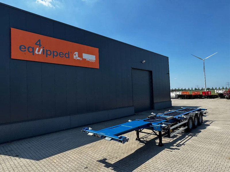 Groenewegen 40FT HC-chassis, BPW+Drum, liftaxle, NL-Chassis - Semiremorcă transport containere/ Swap body: Foto 1 Groenewegen 40FT HC-chassis, BPW+Drum, liftaxle, NL-Chassis - Semiremorcă transport containere/ Swap body: Foto 1