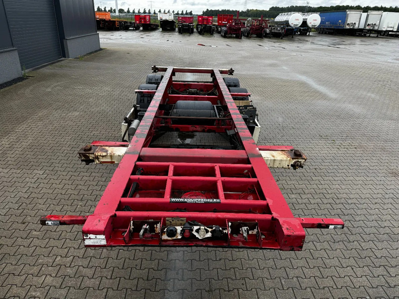 Krone 2-assig 20FT chassis, BPW + trommel, luchtvering, leeggewicht: 3.180kg - Semiremorcă transport containere/ Swap body: Foto 2 Krone 2-assig 20FT chassis, BPW + trommel, luchtvering, leeggewicht: 3.180kg - Semiremorcă transport containere/ Swap body: Foto 2
