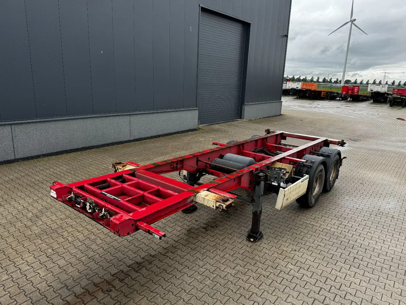 Krone 2-assig 20FT chassis, BPW + trommel, luchtvering, leeggewicht: 3.180kg - Semiremorcă transport containere/ Swap body: Foto 5 Krone 2-assig 20FT chassis, BPW + trommel, luchtvering, leeggewicht: 3.180kg - Semiremorcă transport containere/ Swap body: Foto 5