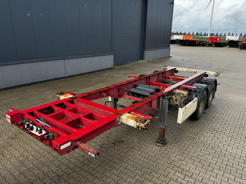Krone 2-axle 20FT chassis, BPW + drumbrakes, airsuspension, empty weight: 3.180kg, 2x available - Semiremorcă transport containere/ Swap body: Foto 1 Krone 2-axle 20FT chassis, BPW + drumbrakes, airsuspension, empty weight: 3.180kg, 2x available - Semiremorcă transport containere/ Swap body: Foto 1