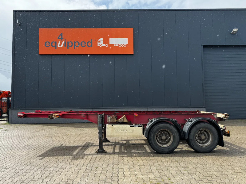 Krone 2-axle 20FT chassis, BPW + drumbrakes, airsuspension, empty weight: 3.180kg, 2x available - Semiremorcă transport containere/ Swap body: Foto 2 Krone 2-axle 20FT chassis, BPW + drumbrakes, airsuspension, empty weight: 3.180kg, 2x available - Semiremorcă transport containere/ Swap body: Foto 2