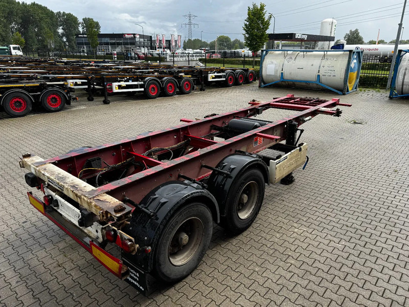 Krone 2-axle 20FT chassis, BPW + drumbrakes, airsuspension, empty weight: 3.180kg, 2x available - Semiremorcă transport containere/ Swap body: Foto 3 Krone 2-axle 20FT chassis, BPW + drumbrakes, airsuspension, empty weight: 3.180kg, 2x available - Semiremorcă transport containere/ Swap body: Foto 3