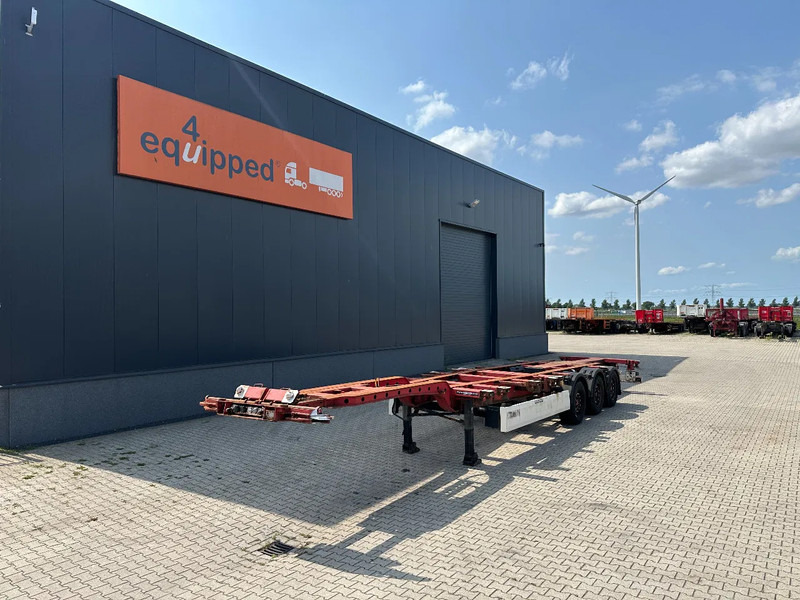 Krone 45FT HC, SAF + disc, extendable front+ rear+ bumper, NL-chassis - Semiremorcă transport containere/ Swap body: Foto 1 Krone 45FT HC, SAF + disc, extendable front+ rear+ bumper, NL-chassis - Semiremorcă transport containere/ Swap body: Foto 1