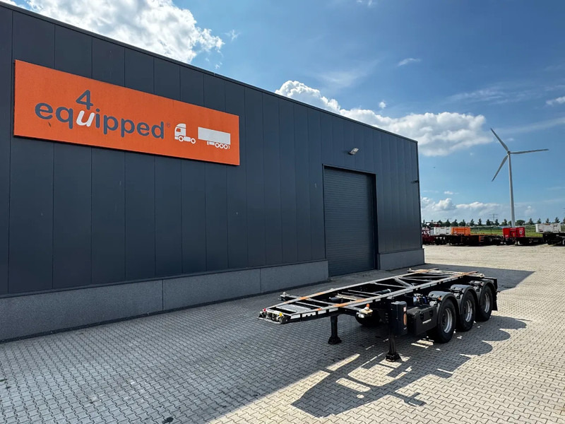 LAG 20FT, 3.540kg, BPW, ADR (EXII, EXII, FL, AT), NL, APK/ADR: 01/2026, very good tyres - Semiremorcă transport containere/ Swap body: Foto 1 LAG 20FT, 3.540kg, BPW, ADR (EXII, EXII, FL, AT), NL, APK/ADR: 01/2026, very good tyres - Semiremorcă transport containere/ Swap body: Foto 1