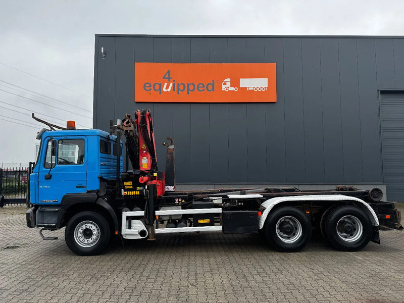 MAN FE 410A, 6x4, EURO 2, Palfinger PK17000 Crane + VDL HOOK, full spring, manual gearbox, MOT 9/2025 - Camion cu cârlig, Camion cu macara: Foto 4 MAN FE 410A, 6x4, EURO 2, Palfinger PK17000 Crane + VDL HOOK, full spring, manual gearbox, MOT 9/2025 - Camion cu cârlig, Camion cu macara: Foto 4