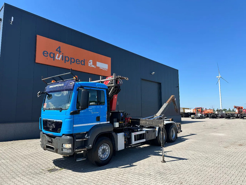 MAN TGS 33.440 6x4, EURO-5, HMF 2030 Crane + VDL HOOK, full spring, manual gearbox, MOT 03/2026 - Camion cu cârlig, Camion cu macara: Foto 2 MAN TGS 33.440 6x4, EURO-5, HMF 2030 Crane + VDL HOOK, full spring, manual gearbox, MOT 03/2026 - Camion cu cârlig, Camion cu macara: Foto 2