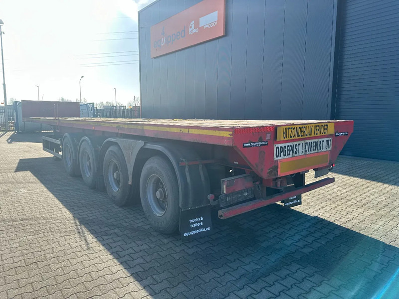 MOL 62 tons Ballast trailer, 4 axles, 2 steering axles, Belgium- trailer, 70% tyres - Semiremorcă platformă: Foto 2 MOL 62 tons Ballast trailer, 4 axles, 2 steering axles, Belgium- trailer, 70% tyres - Semiremorcă platformă: Foto 2