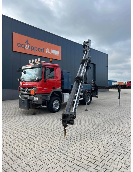 Mercedes-Benz Actros 2046 4x4 / FULL SPRING / HIAB 288 EP 5 HIPRO Crane / EURO-5 - Camion cu macara: Foto 1 Mercedes-Benz Actros 2046 4x4 / FULL SPRING / HIAB 288 EP 5 HIPRO Crane / EURO-5 - Camion cu macara: Foto 1