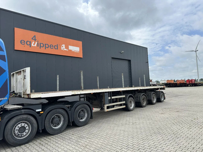 Nooteboom OVB-73-04, 73 tons 4-axle Ballast trailer, 3 hydraulic steering axles, 75% tyres, MOT 03/2026 - Semiremorcă platformă: Foto 1 Nooteboom OVB-73-04, 73 tons 4-axle Ballast trailer, 3 hydraulic steering axles, 75% tyres, MOT 03/2026 - Semiremorcă platformă: Foto 1