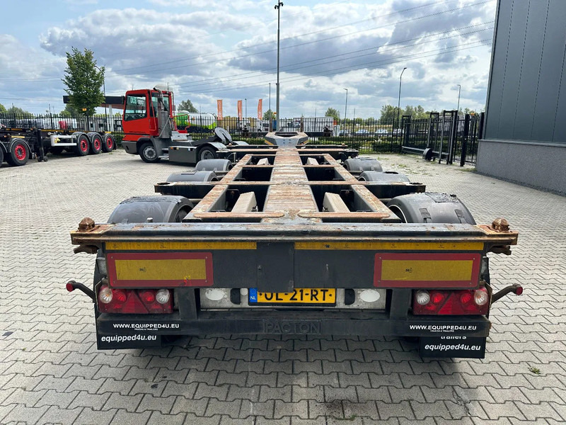 Semiremorcă transport containere/ Swap body Pacton FLEX XL 45FT HC multi (2x extendable), liftaxle, SAF + DRUM, NL-chassis: Foto 8