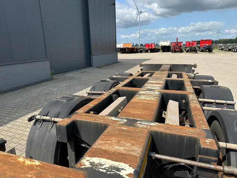 Semiremorcă transport containere/ Swap body Pacton FLEX XL 45FT HC multi (2x extendable), liftaxle, SAF + DRUM, NL-chassis: Foto 19